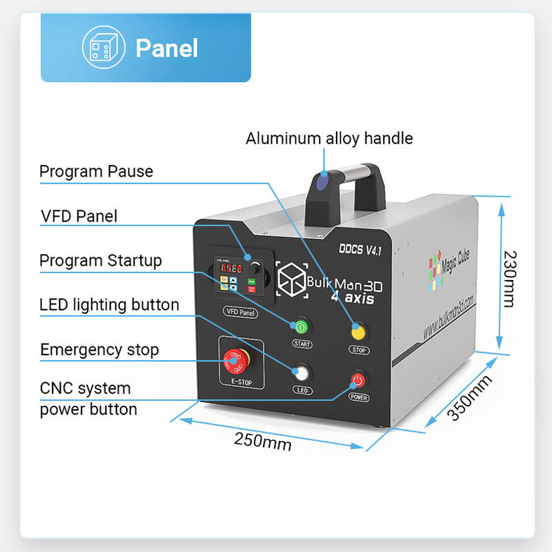 กล่องควบคุม CNC แบบออฟไลน์ Bul - Ddcs V4.1 4 Axis Cnc Offline Controller บทวิจารณ์และราคา